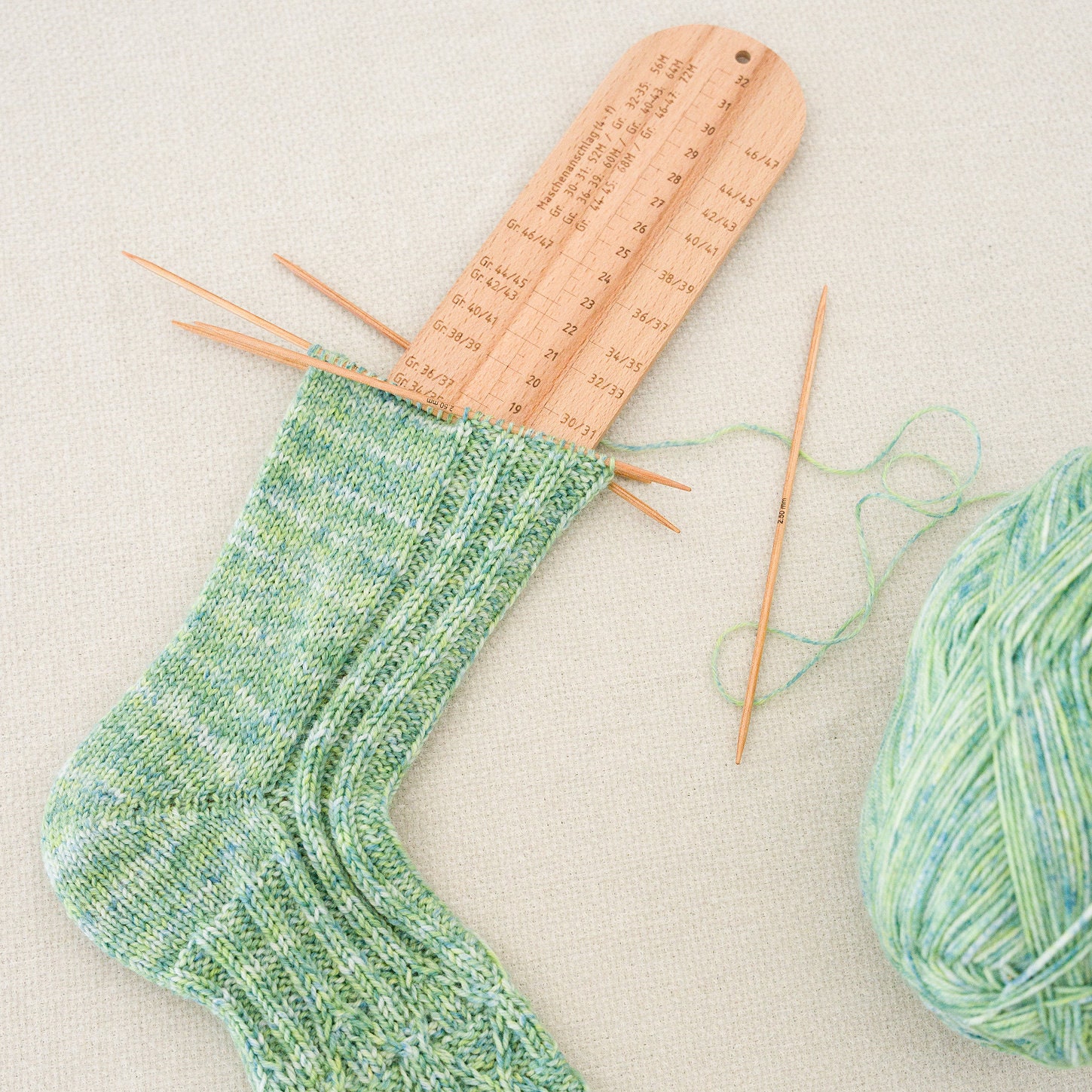 Lana Grossa / Knit Pro Righello Per Calzini Bambini Tanja Steinbach | FILATI Negozio Web Lana - Foto 5