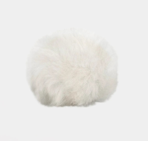 Mini Fur Pom Poms, Small Pompoms, Fluffy Pom Pom for Beanie, Soft