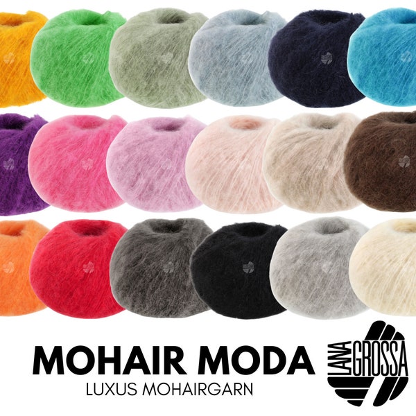 Lana Grossa MOHAIR MODA 50 g Luxus Mohairgarn 140 m