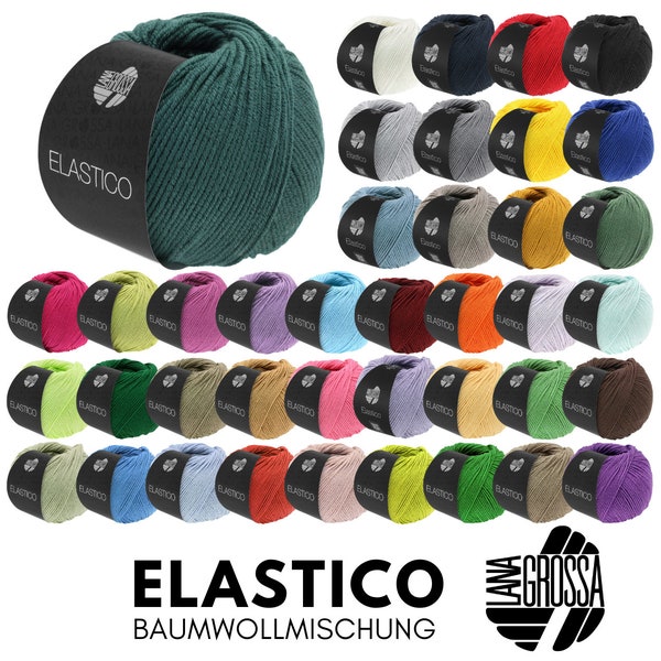 Lana Grossa ELASTICO 50 g coton classique avec une légère teneur en stretch 160 m