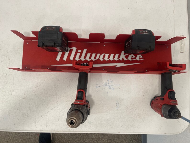 Milwaukee M18 Tool and Battery Holder Etsy