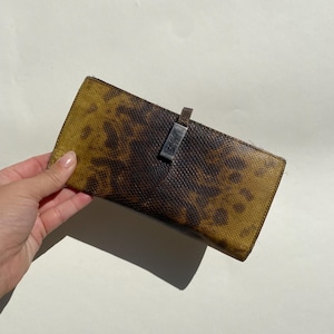 Cartera vintage de piel de serpiente de Gucci