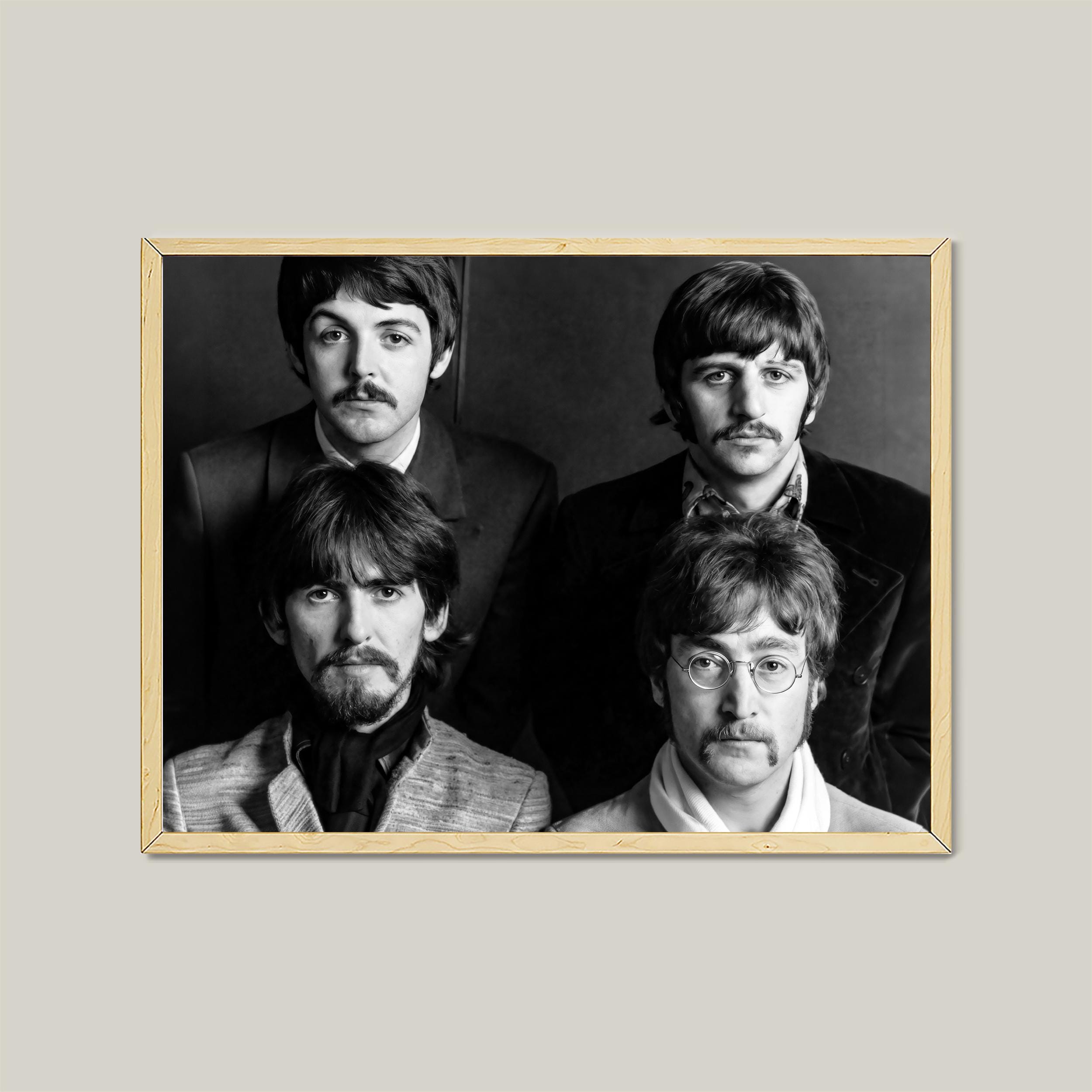 The beatles black and white photo - Etsy 日本