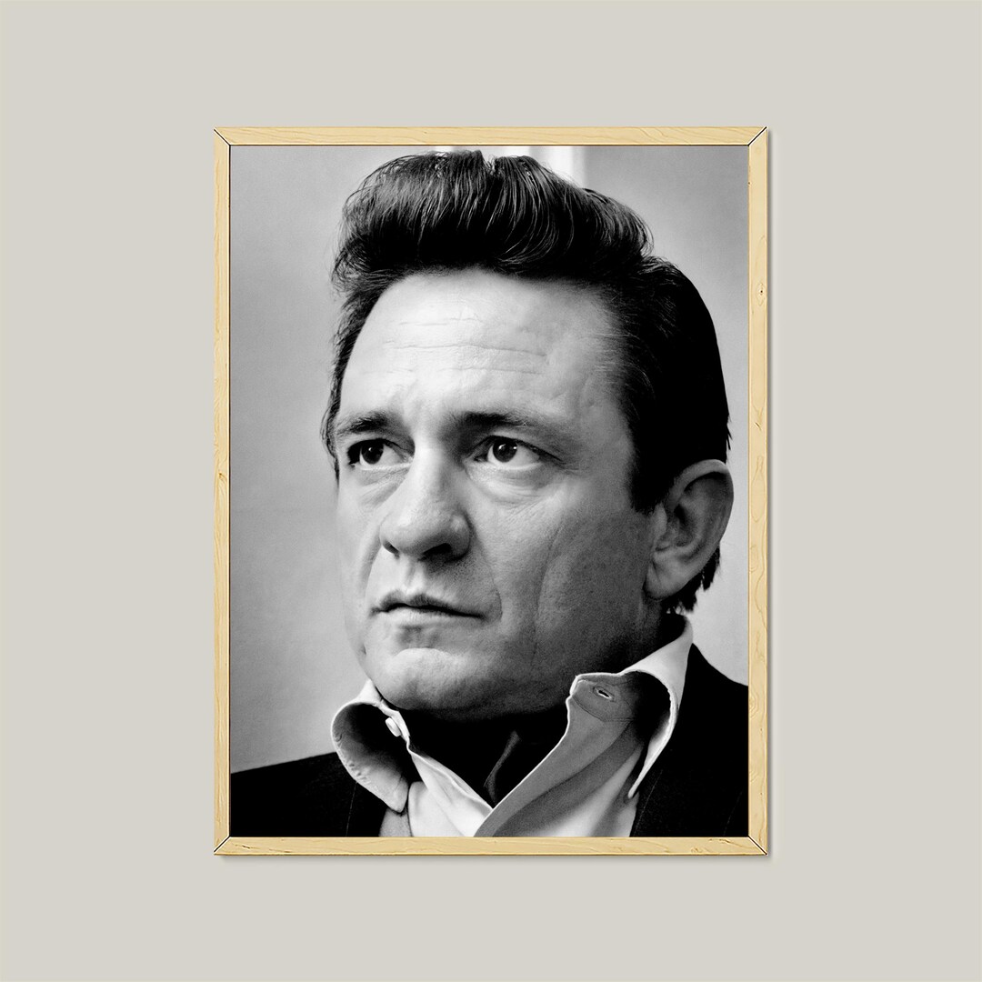 Johnny Cash Portrait: Vintage Music Poster (digital Print) - Etsy