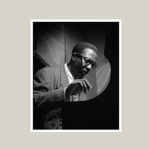 Iconic Thelonious Monk Jazz Musician Print - Vintage Wall Art for Home or Studio- Jazz Poster Prints-Wall Art Photography-Band Poster