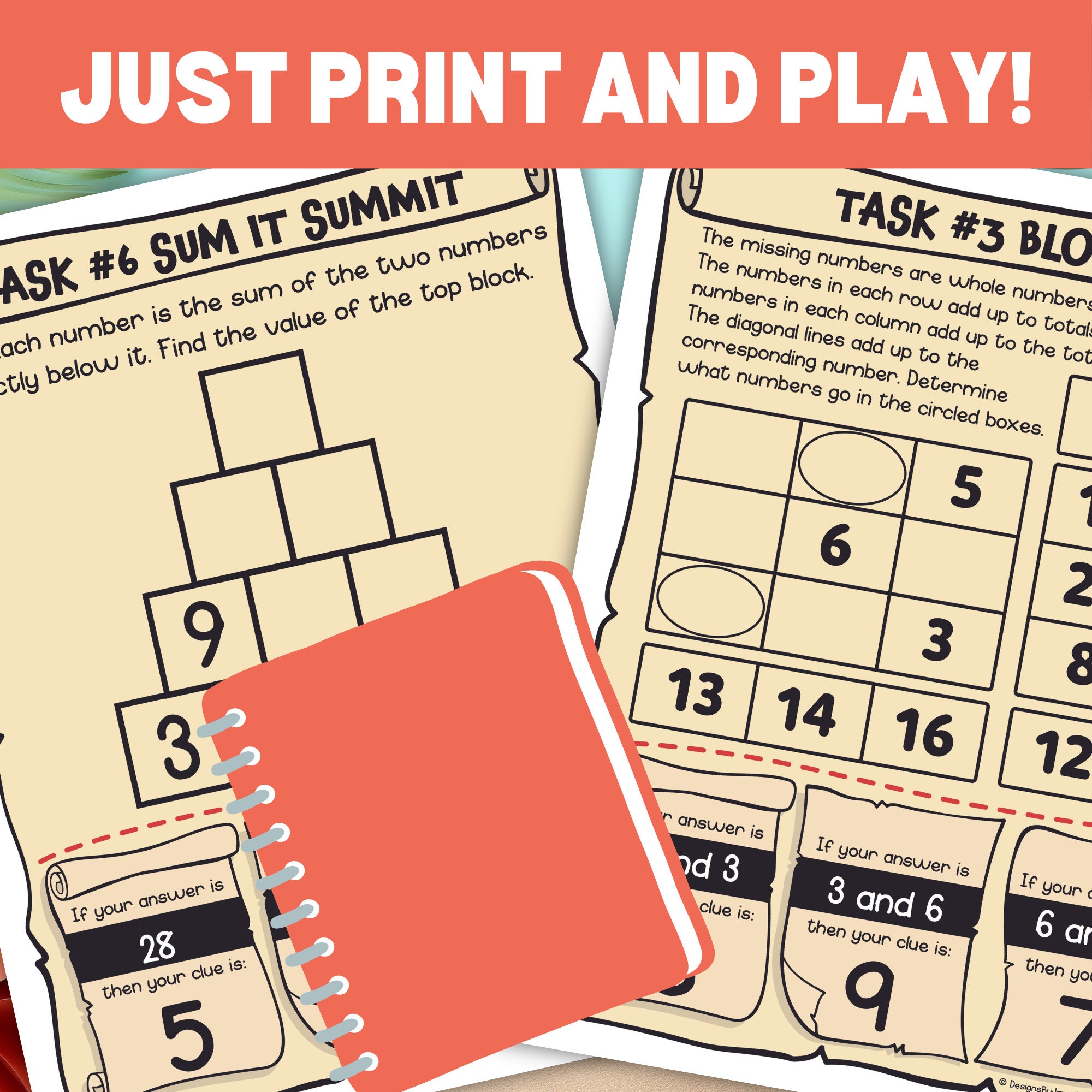 Pirate Printable Escape Room for Kids - Printable Party Game – Birthday ...