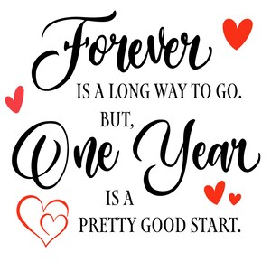 Eerste verjaardag gesneden bestand voor teken, liefdesgedicht SVG, digitale download, voor de Cricut Silhouette Cameo