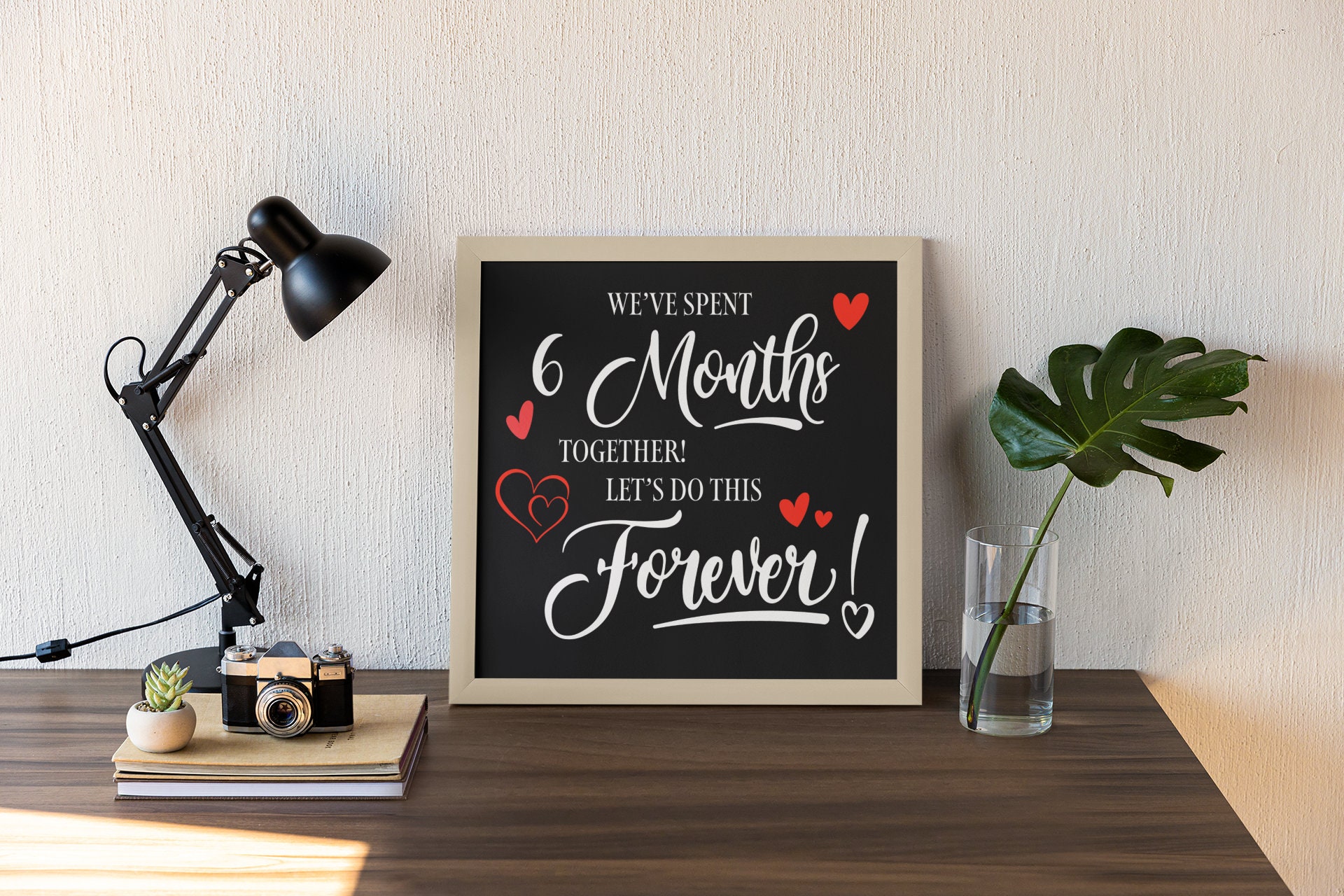 6 Month Anniversary Gift for Him, Gift for Boyfriend, Gift for ...