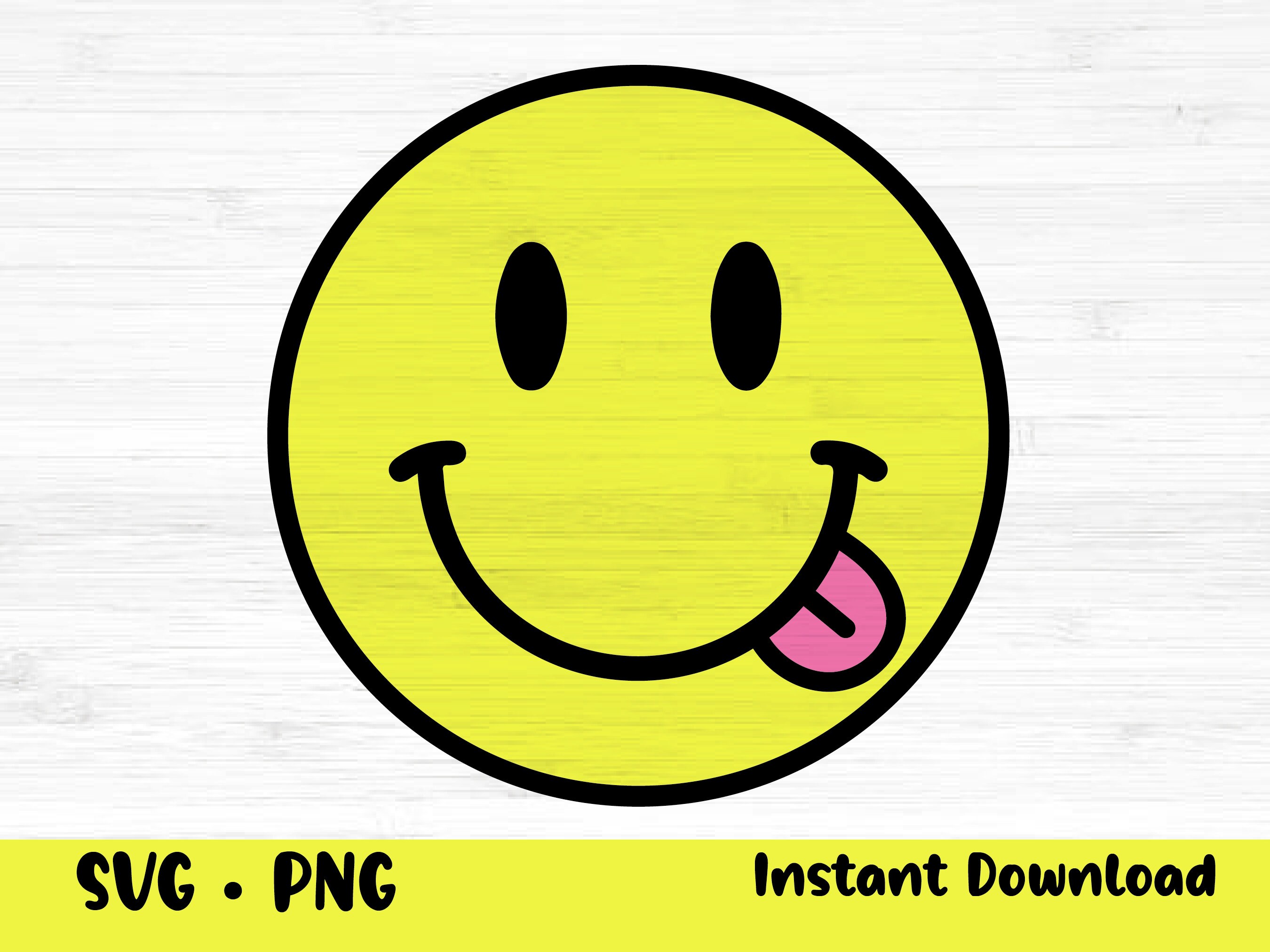 Smiley Face Vintage Retro Svg Png Smiley Face SVG Smiley Etsy