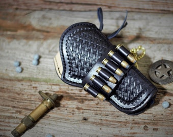 Westernholster met ronde lussen en vlechtwerk van 4,75 inch