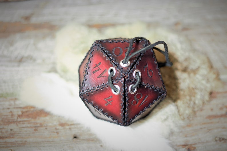 Leather D20 Dice Bag SVG Pattern Laser Ready Etsy