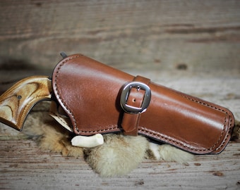 Leren holster in westernstijl