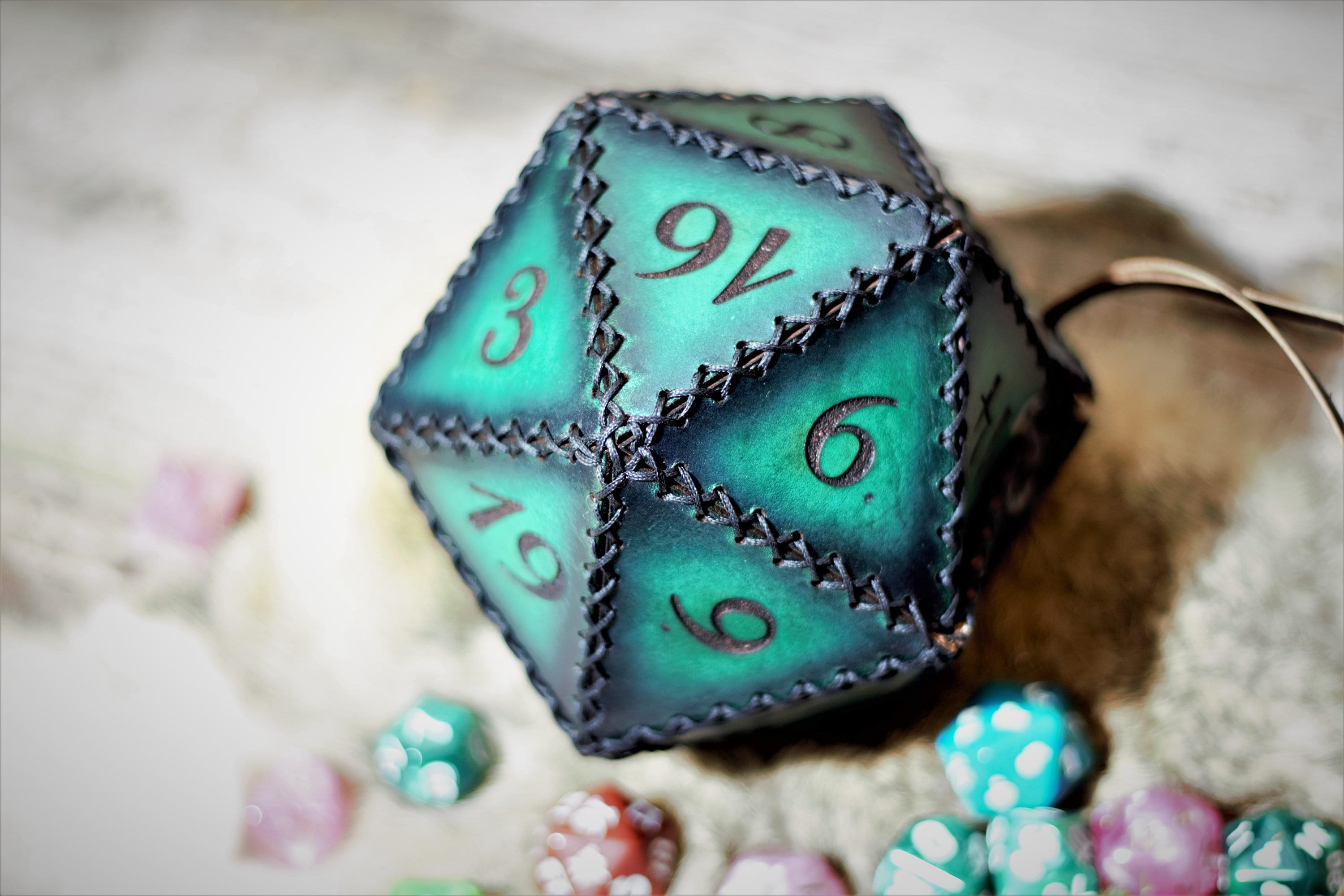 Leather D20 Dice Bag SVG Pattern Laser Ready Etsy
