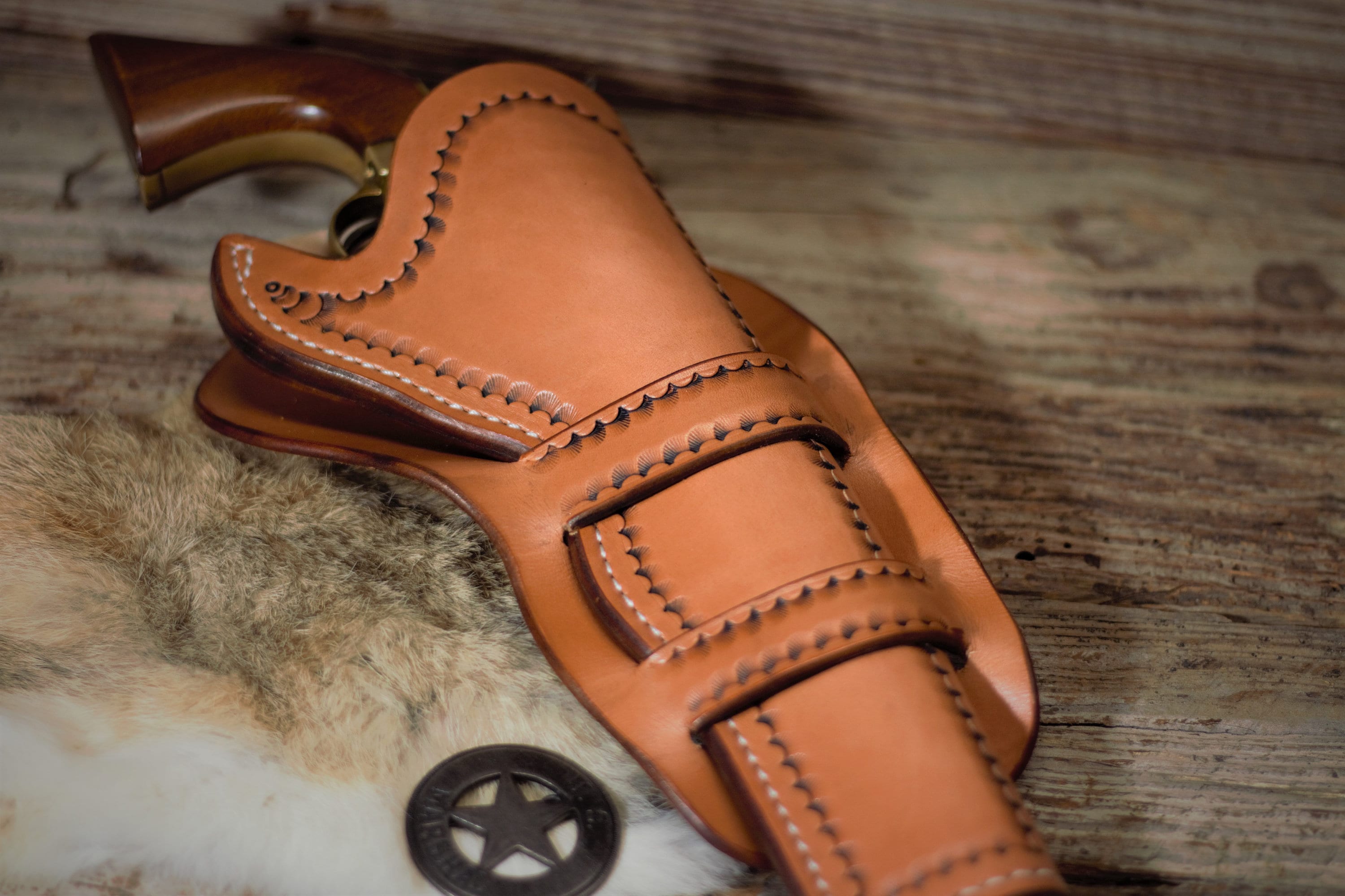 Western Double loop holster