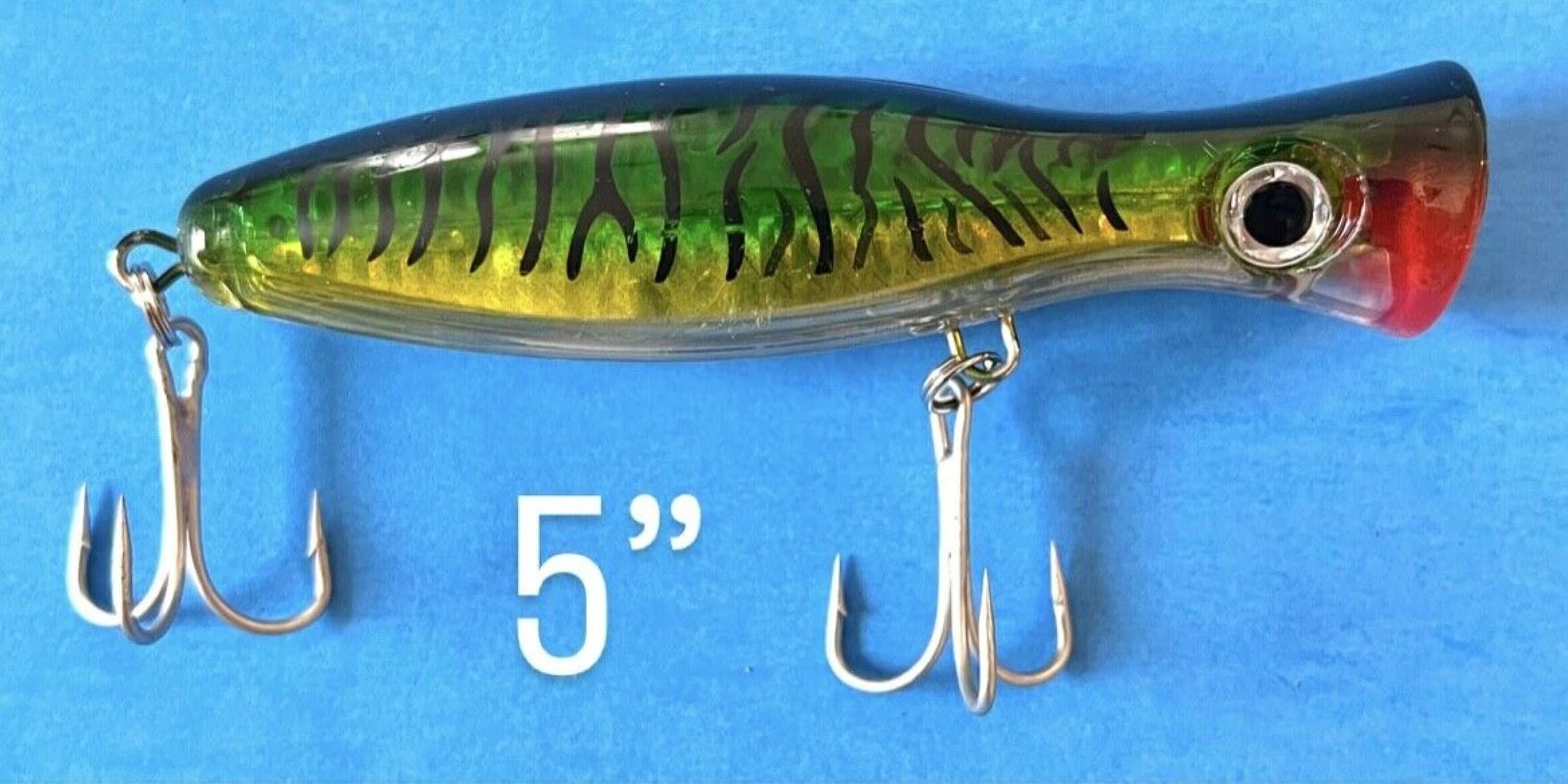 Heavy Duty Saltwater Topwater Tuna Poppers Fishing Lure Choose