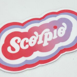 Zodiac Star Sign Stickers Waterproof image 3