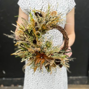 Small 6” Dried Flower Wreath