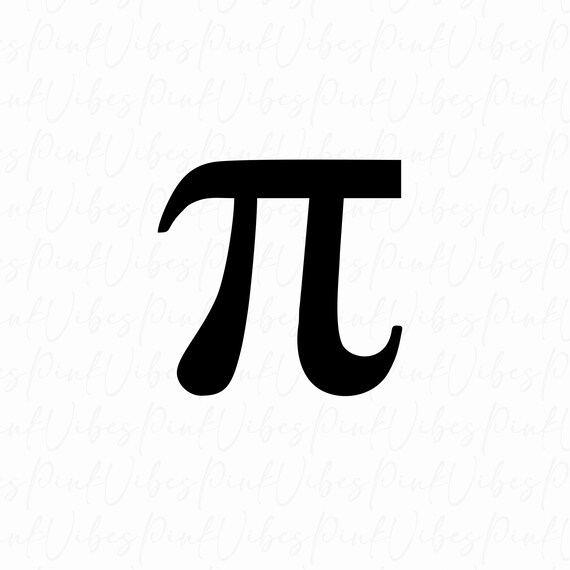 Greek Letter Pi Pi Symbol jpg instant digital download Pi Math Symbol