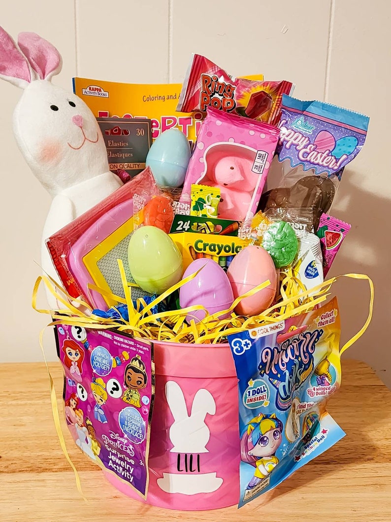 Personalized Easter Basket Personalized Gift Easter Personalized Bucket