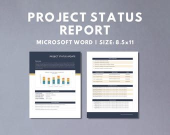 Project Status Report Template: Quarterly Update (Microsoft Word)