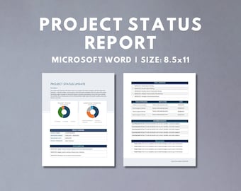 Project Status Report Template: Microsoft Word (U.S. Letter)