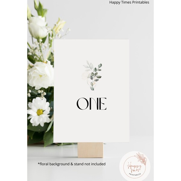 Garden Table Numbers Etsy