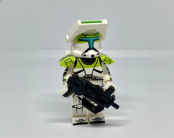 Custom Star Wars Sev Commando v2 minifigures clone trooper on lego bricks