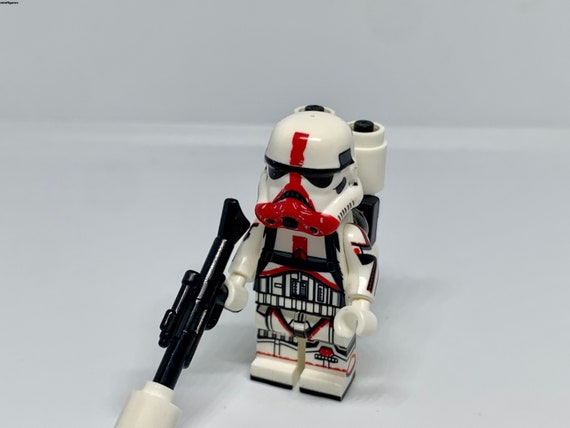 red storm trooper action figure