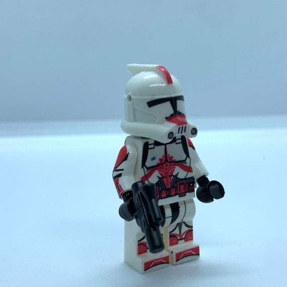heks Isolere oversætter Clone ARC Trooper Minifigure Star Wars Red Clone Trooper - Etsy Denmark