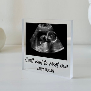 Custom Baby Scan Photo - New Baby Scan Gift, Pregnancy Announcement, Ultrasound Print, Baby Shower Gift