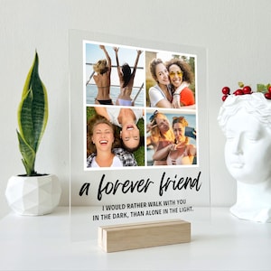 Personalized Photo Plaque - Bestfriend Gift Gift for Her Gift for Him Photo Collage Best Friend Gifts Mother’s Day Gifts Grandma Gift
