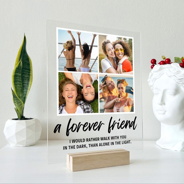 Personalized Photo Plaque - Bestfriend Gift Gift for Her Gift for Him Photo Collage Best Friend Gifts Mother’s Day Gifts Grandma Gift