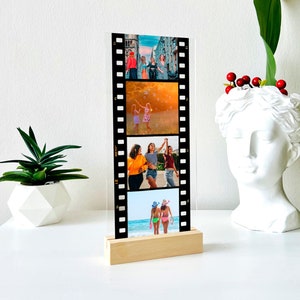 Personalised Memory Film Acrylic, Personalized Camera Roll Gift Our First Trip, Couples Gift Bestfriend Gift Mother’s Day Gifts Grandma Gift