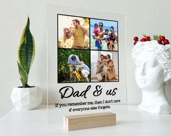 Personalized Gift for Dad - Fathers Day Gift Custom Photo Plaque Personalized Photo Gift for Him Father’s Day gifts Gifts for Papa