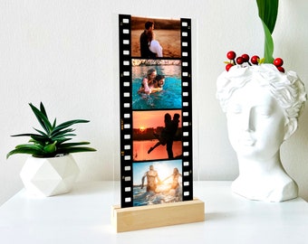 Personalised Memory Film Acrylic, Personalized Camera Roll Gift Our First Trip, Couples Gift Bestfriend Gift Mother’s Day Gifts Grandma Gift