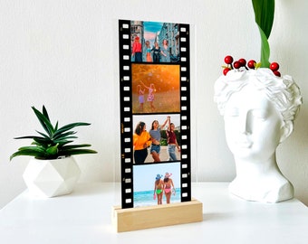 Personalised Memory Film Acrylic, Personalized Camera Roll Gift Our First Trip, Couples Gift Bestfriend Gift Mother’s Day Gifts Grandma Gift