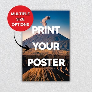 Custom Poster Printing, Photo Print, Personalized Poster, Family Photo Print, Photo to Poster