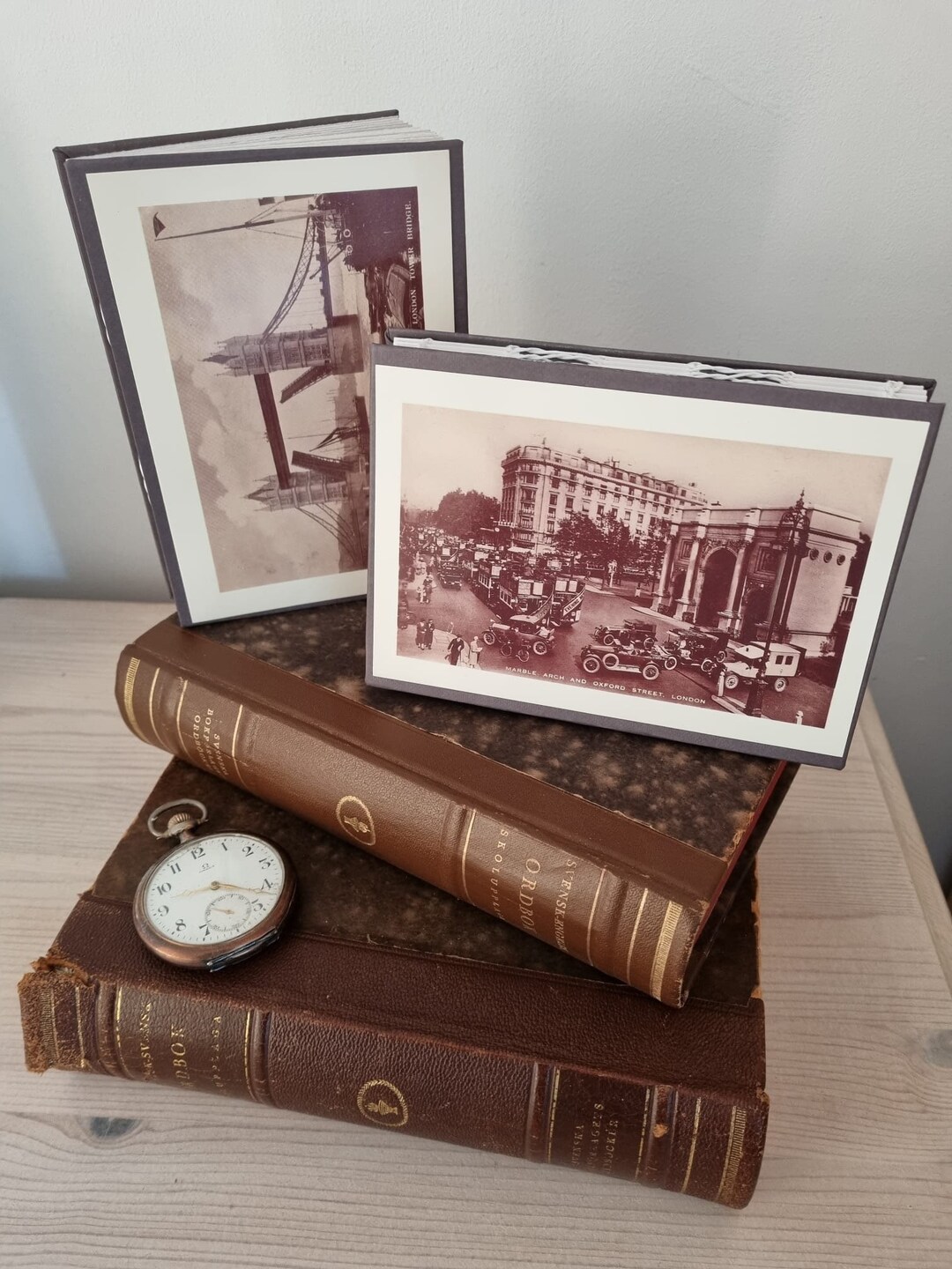 Vintage Print Handmade Notebook - Etsy