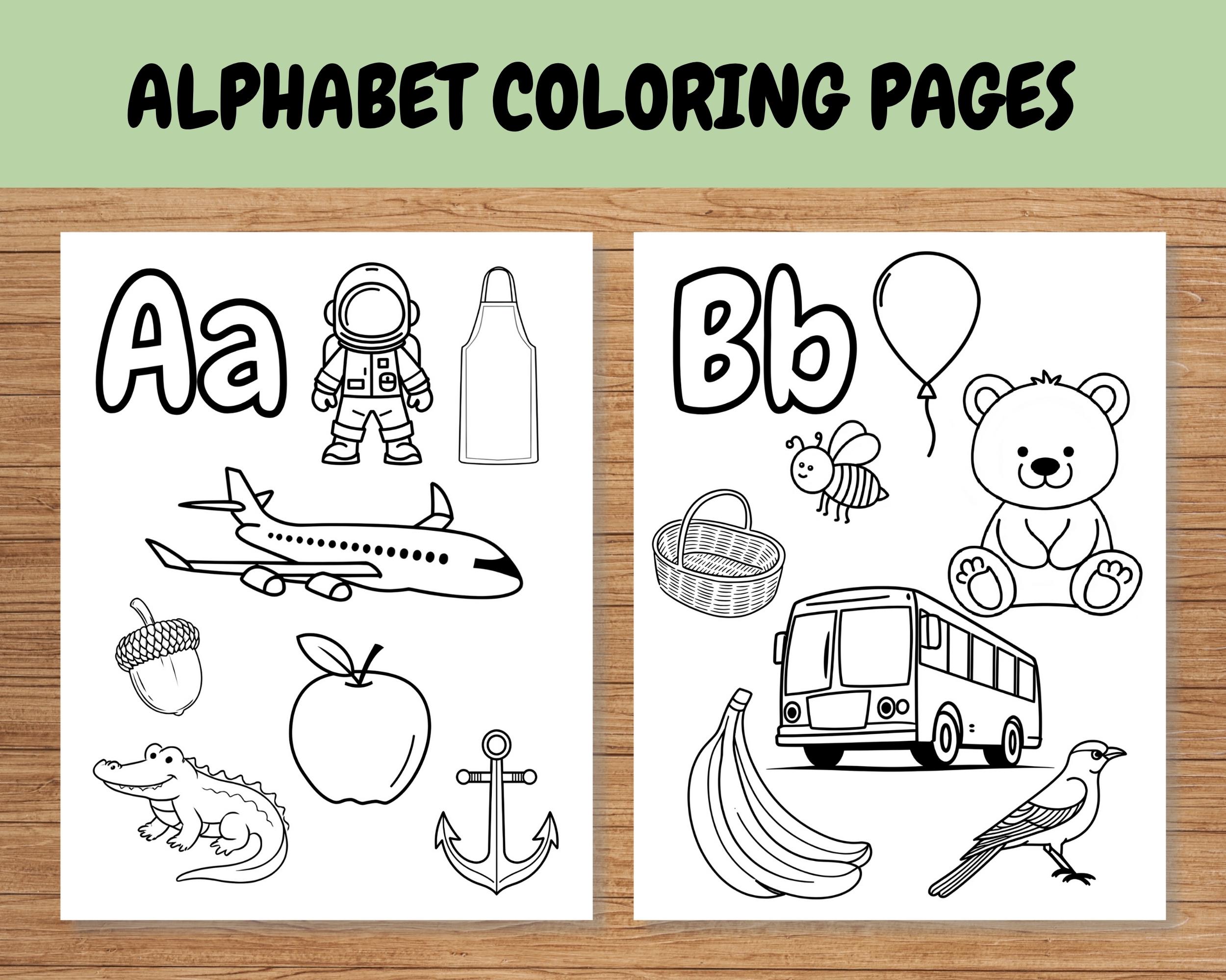 Alphabet Coloring Pages | 26 Printable Alphabet Worksheets for Kids ...