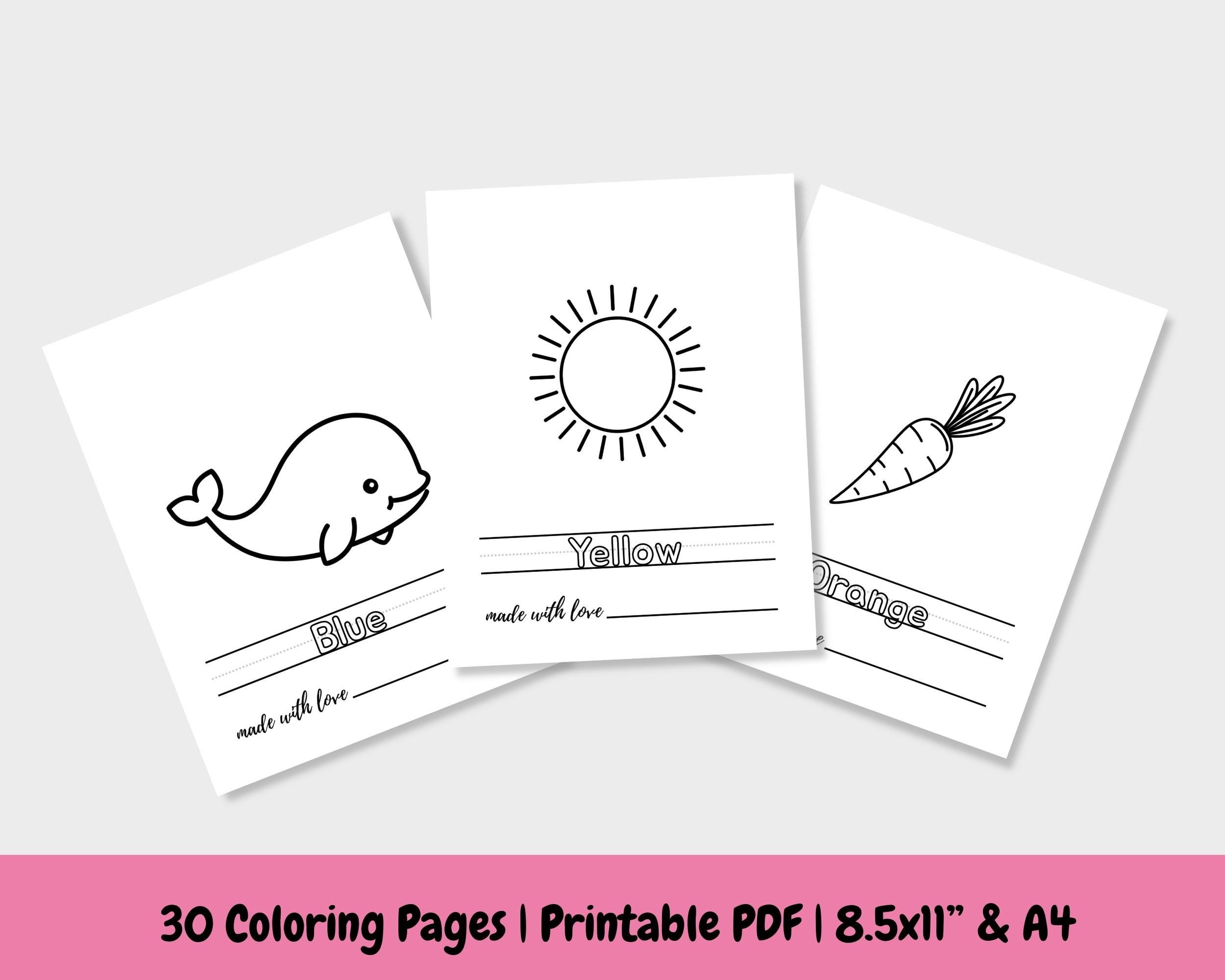 Coloring Book With Pattern Numbers .pdf 30 Pages Numbers and Colors Coloring Book | Toddler Learning (printable ...