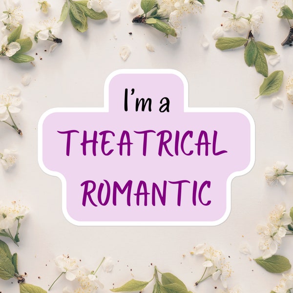 Kibbe Theatrical Romantic vinyl stickers