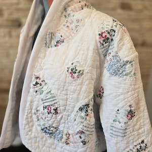 Vintage Quilted Cropped Jacket- Women&#39;s Medium