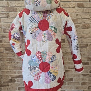 Vintage Quilted Hooded Coat- Women&#39;s Small