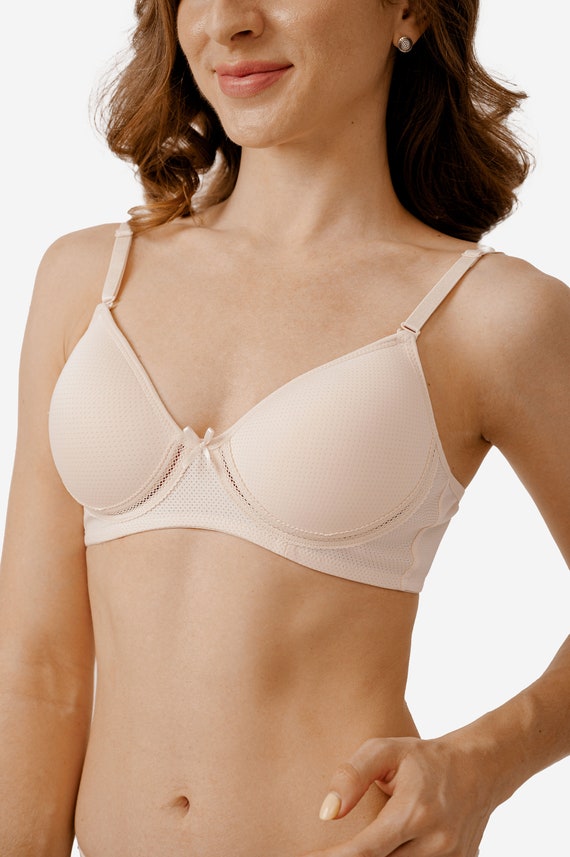 Basic Mesh Women Wireless Bra, Comfortable Bra and Bralette 