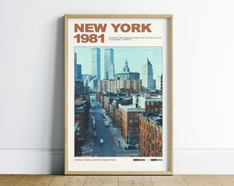 The Twn Towers New York Poster Prnt - Etsy