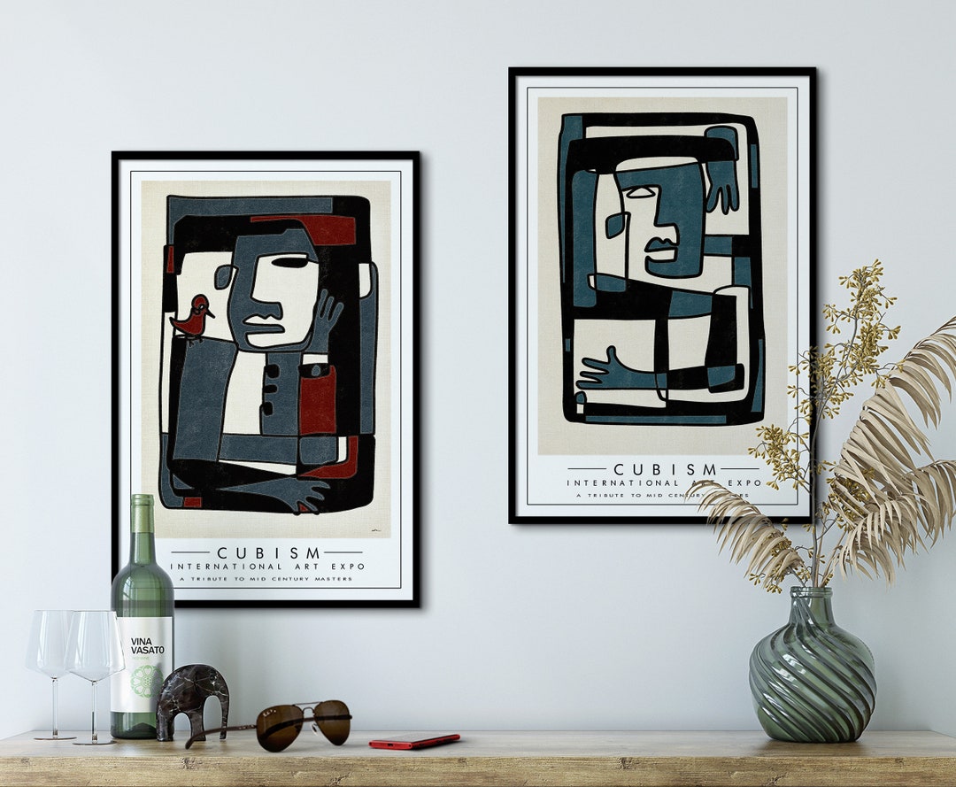 9-teilige Retro Wandkunst - Disco & 70er Jahre Poster Set