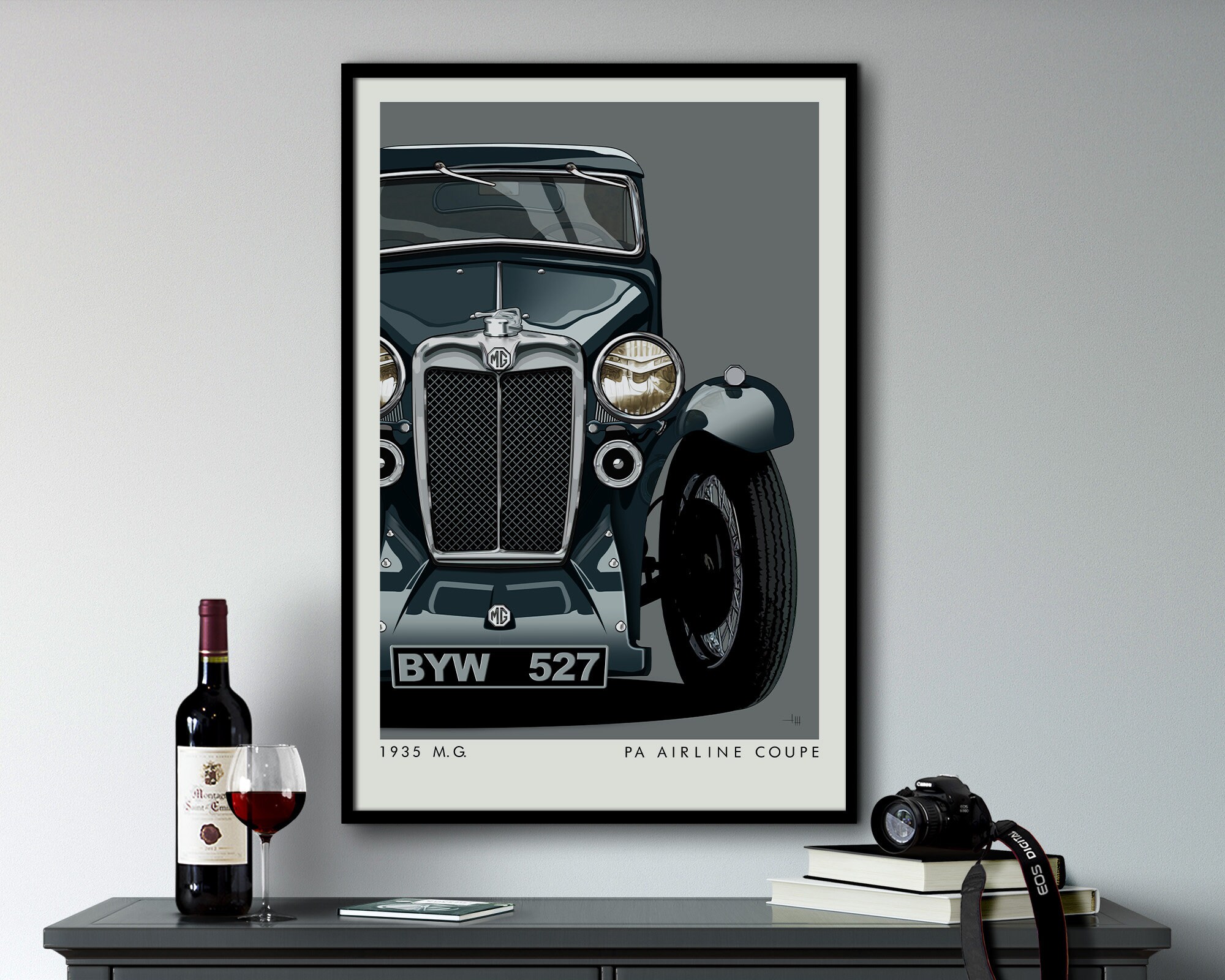 Mg Vintage Poster - Etsy