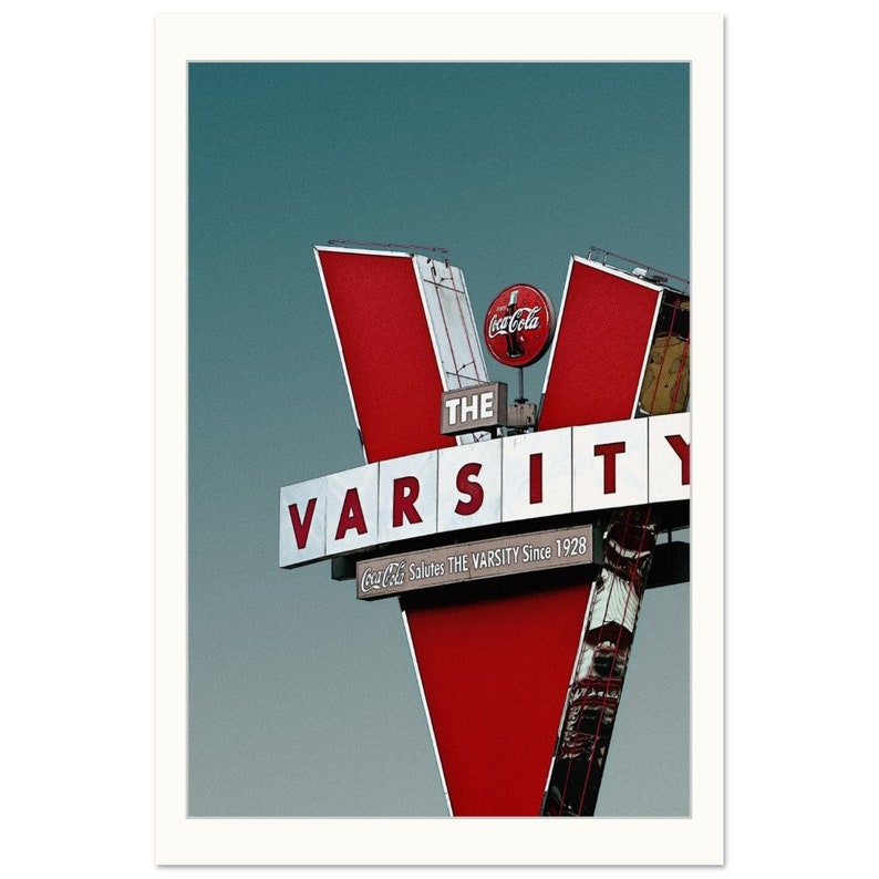 Atlanta Wall Art Room Decor Aesthetic, Atlanta Travel Poster Apartment Decor, Bar Cart Art, Trendy Wall Art 40x60 cm / 16x24″