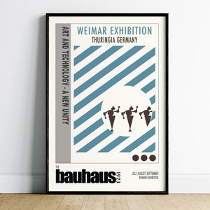 Printable Mid Century Modern Bauhaus Poster, Apartment Decor, Bauhaus Print, Trendy Wall Art, Mid Century Modern Wall Art, Retro Wall Art