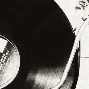 Svartvitt retro väggkonsttryck, vintage musikaffisch, vinylskiva väggkonst, retro affischtryck, retro heminredning hallväggkonst bild 9